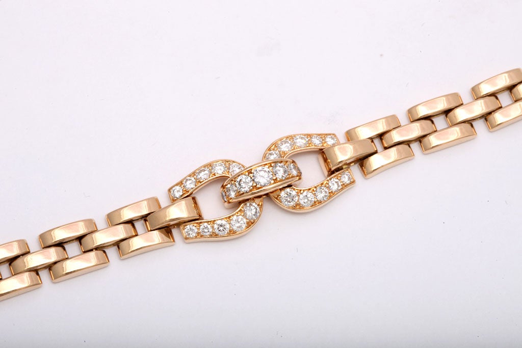 Women's CARTIER Diamond Panther Link Bracelet