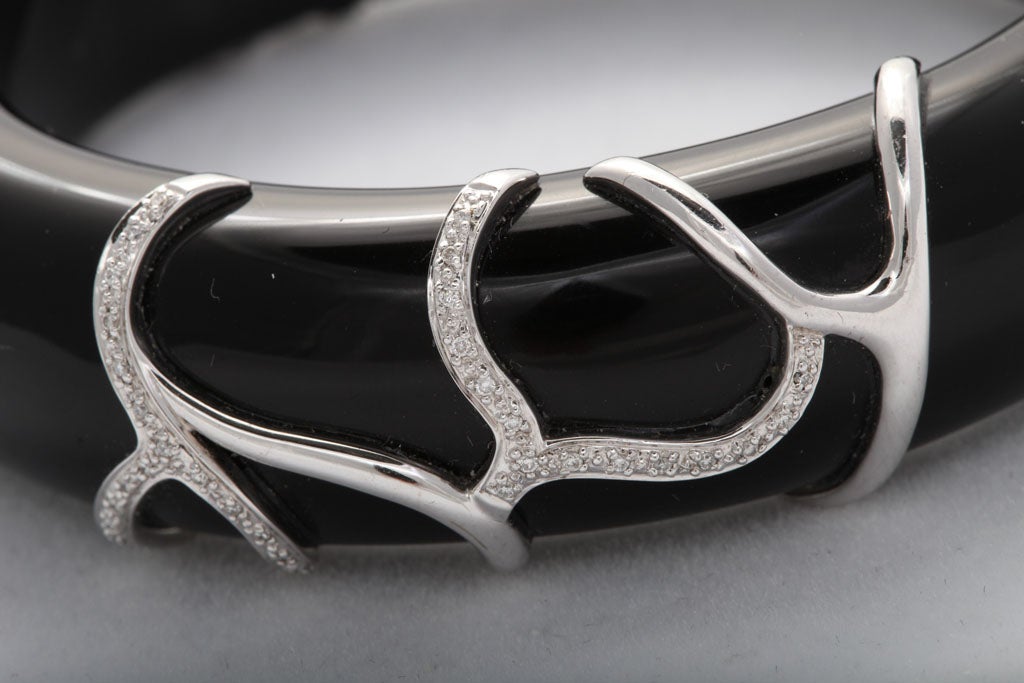 VALERE BLACK ONYX CORDELIA BANGLE MULTI main image 1