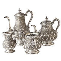 Antique Extraordinary Tea and Coffee set by Robert Hennell