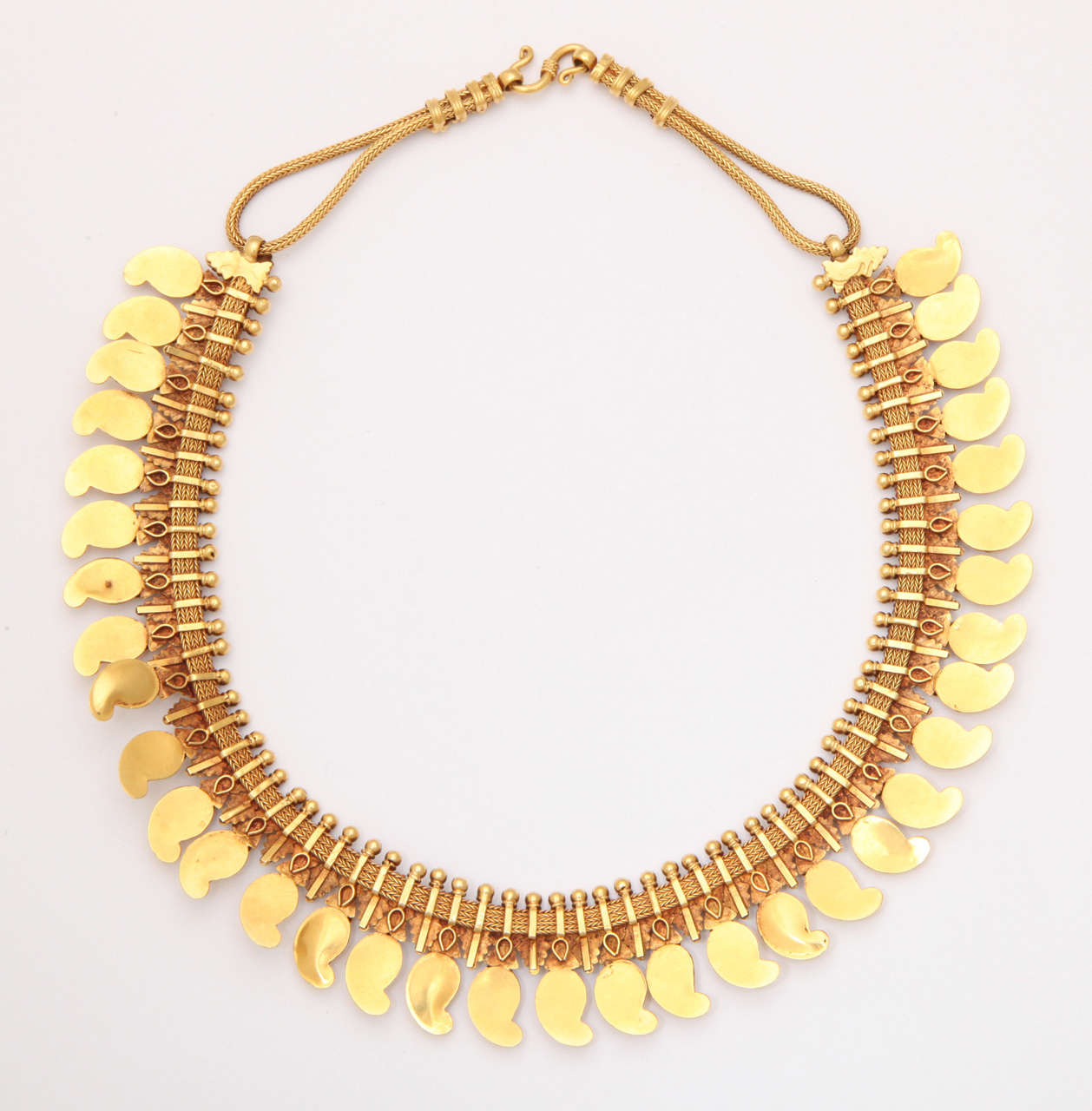 tribal necklace gold