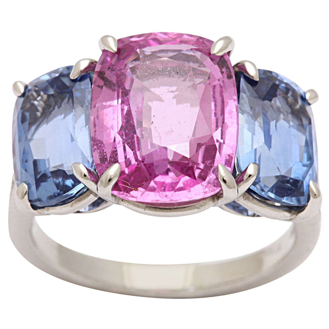 Pink and Blue Sapphire Ring at 1stDibs | pink and blue sapphire ring