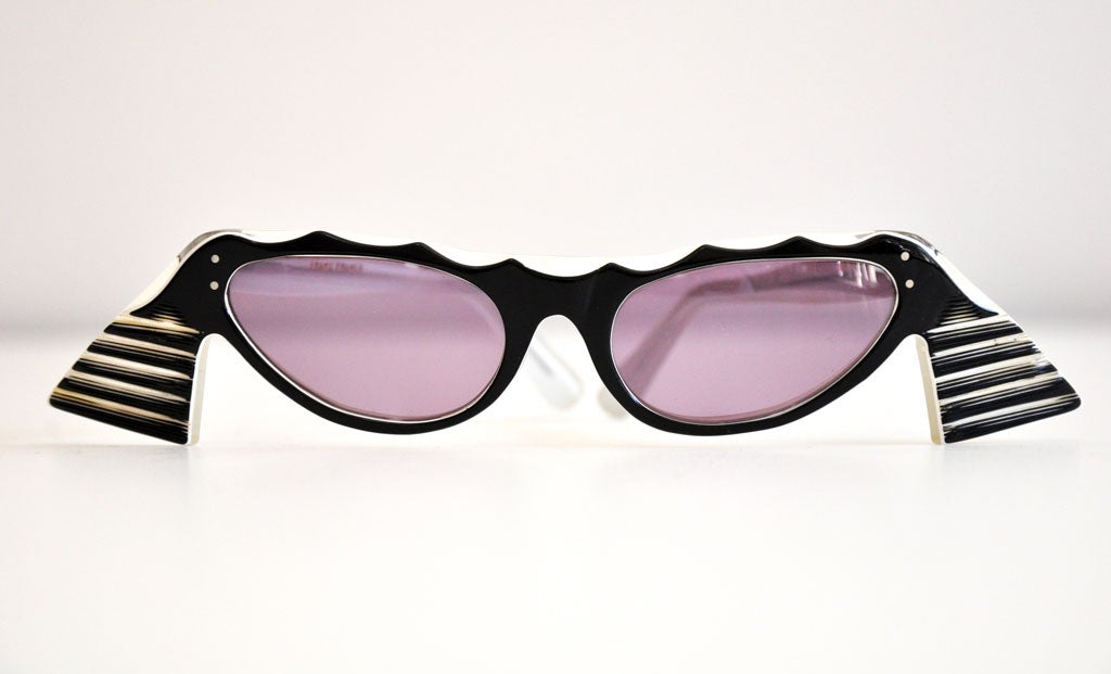 Unusual and stylish French sunglasses with a 