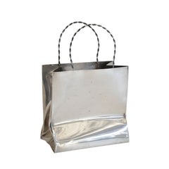 Vintage Cartier Sterling Silver Miniature Gift Bag