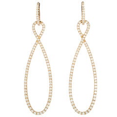 Diamond Gold Earrings 7