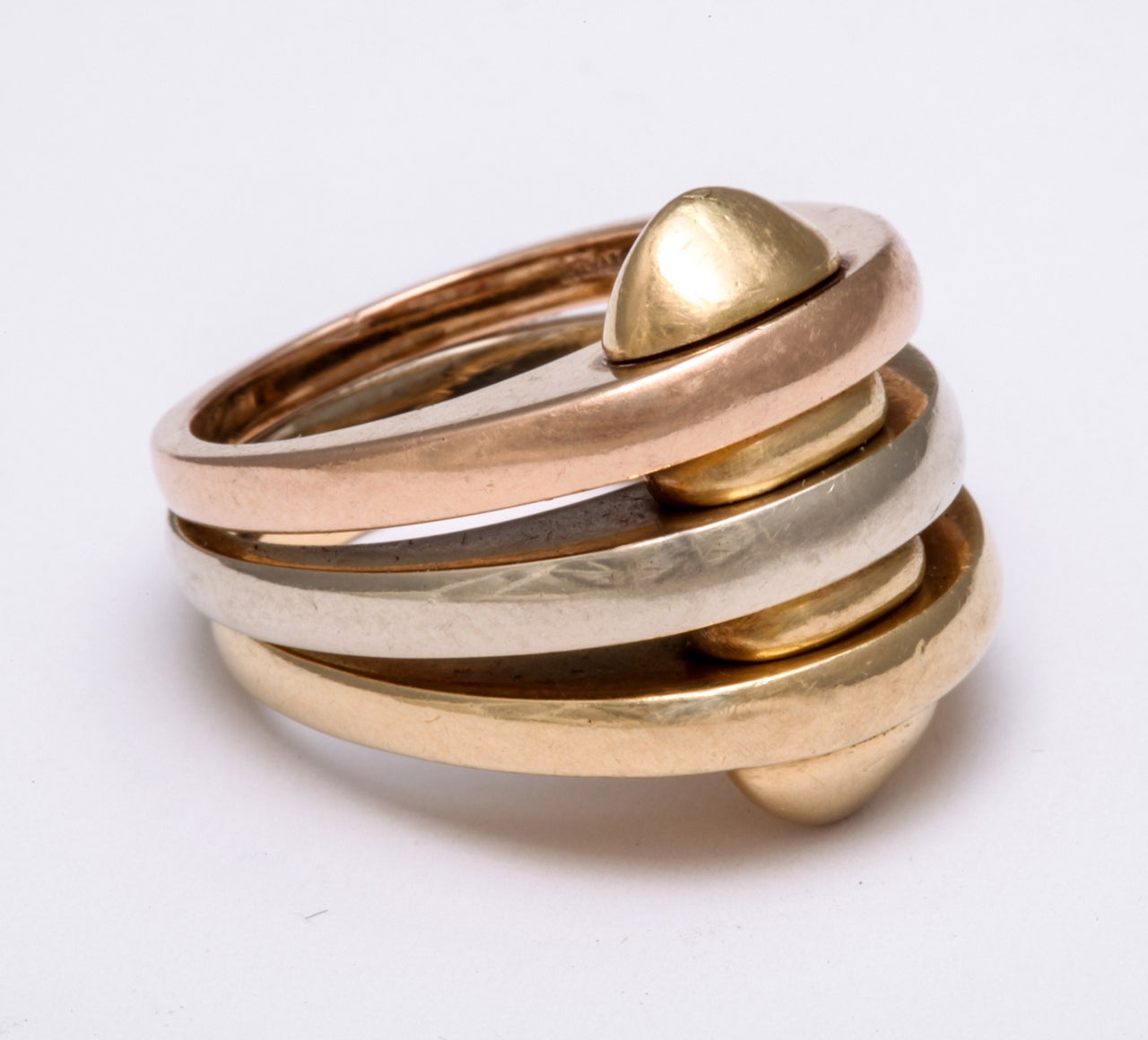Bulgari Triple Gold Ring