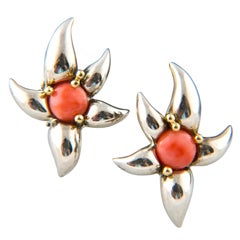 Vintage Tiffany & Company Coral Earrings
