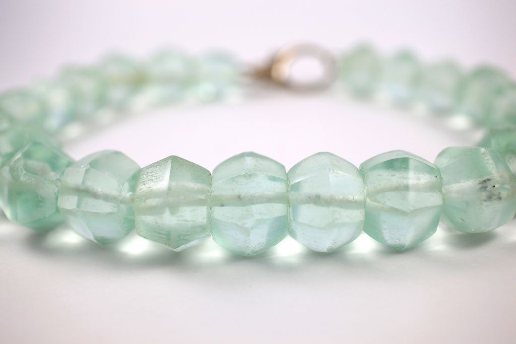 large glass bead necklace