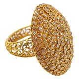 Rose Cut Diamond Bubble Ring