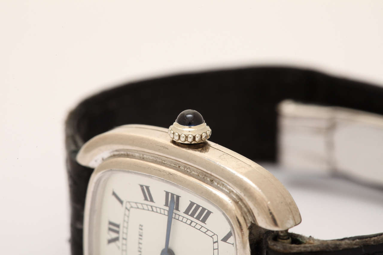 Cartier Lady's White Gold 'Gondole' Wristwatch 2
