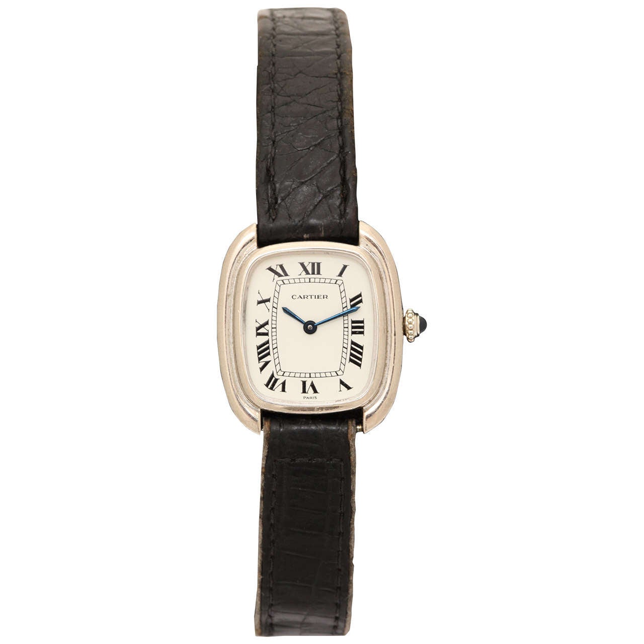 Cartier Lady's White Gold 'Gondole' Wristwatch