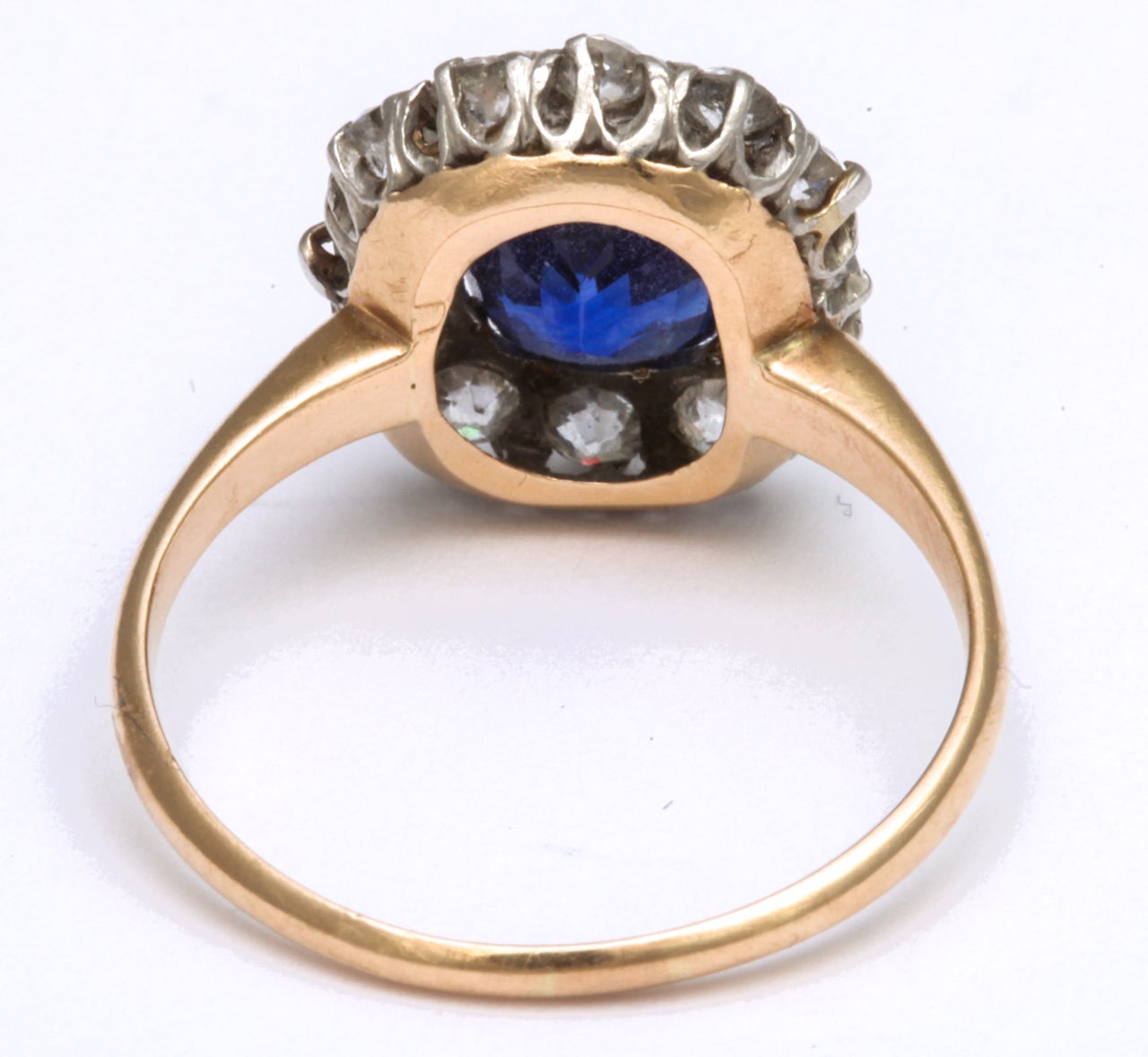 Women's Antique Sapphire & Diamond Ring