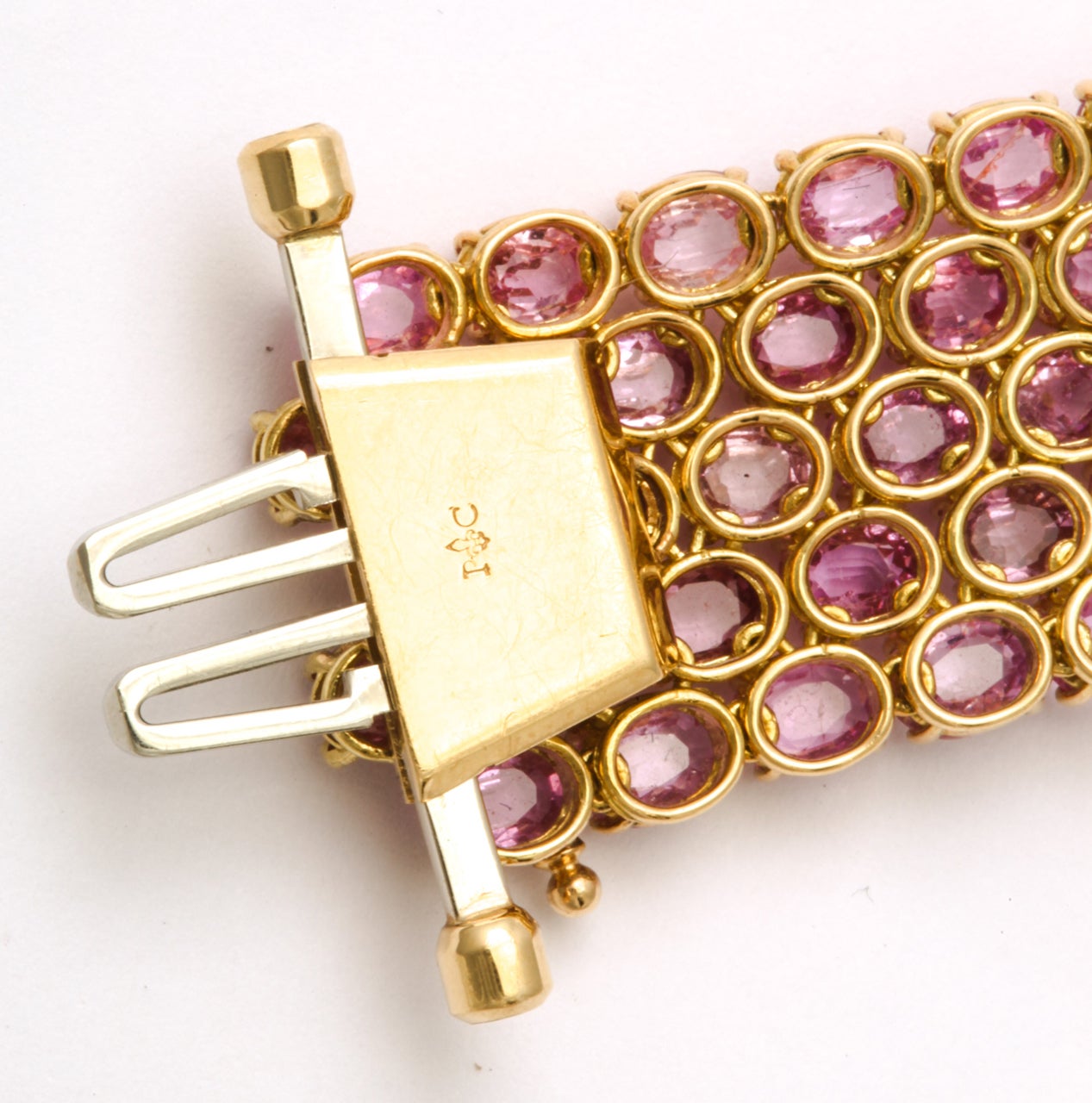 Magnificent Paolo Costagli Pink Sapphire Bracelet 4
