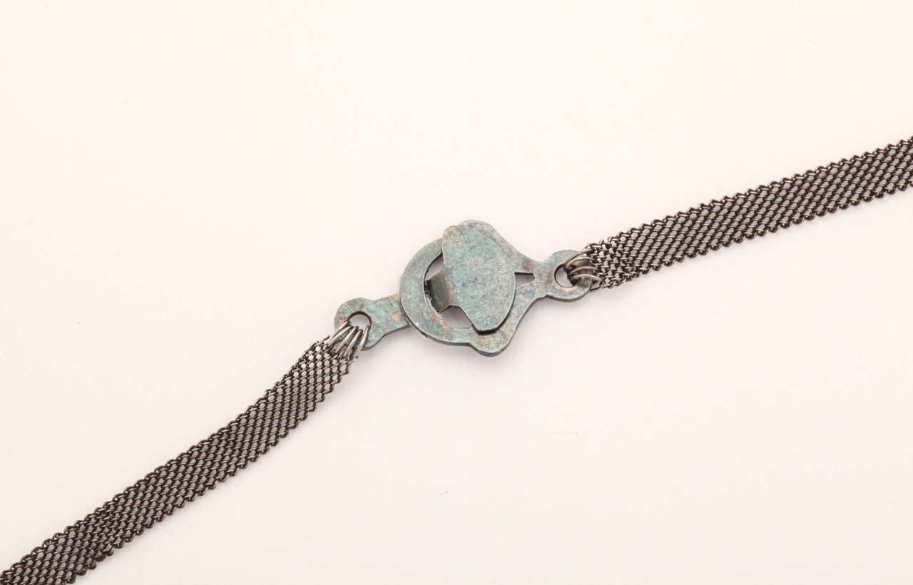 Ancienne croix en fil de fer de Silésie géorgienne vers 1800 2