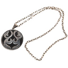 melicio rodriquez 2 motif sterling necklace