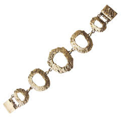 1960s Link Bracelet by French Jeweler Henry