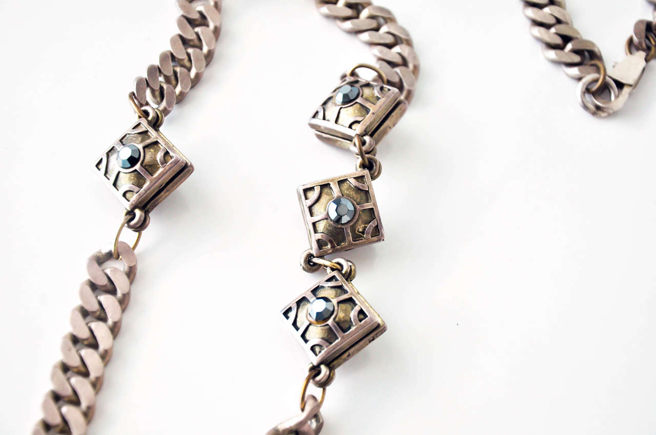 Women's or Men's Jean Paul Gaultier Chain Necklace, 1990s
