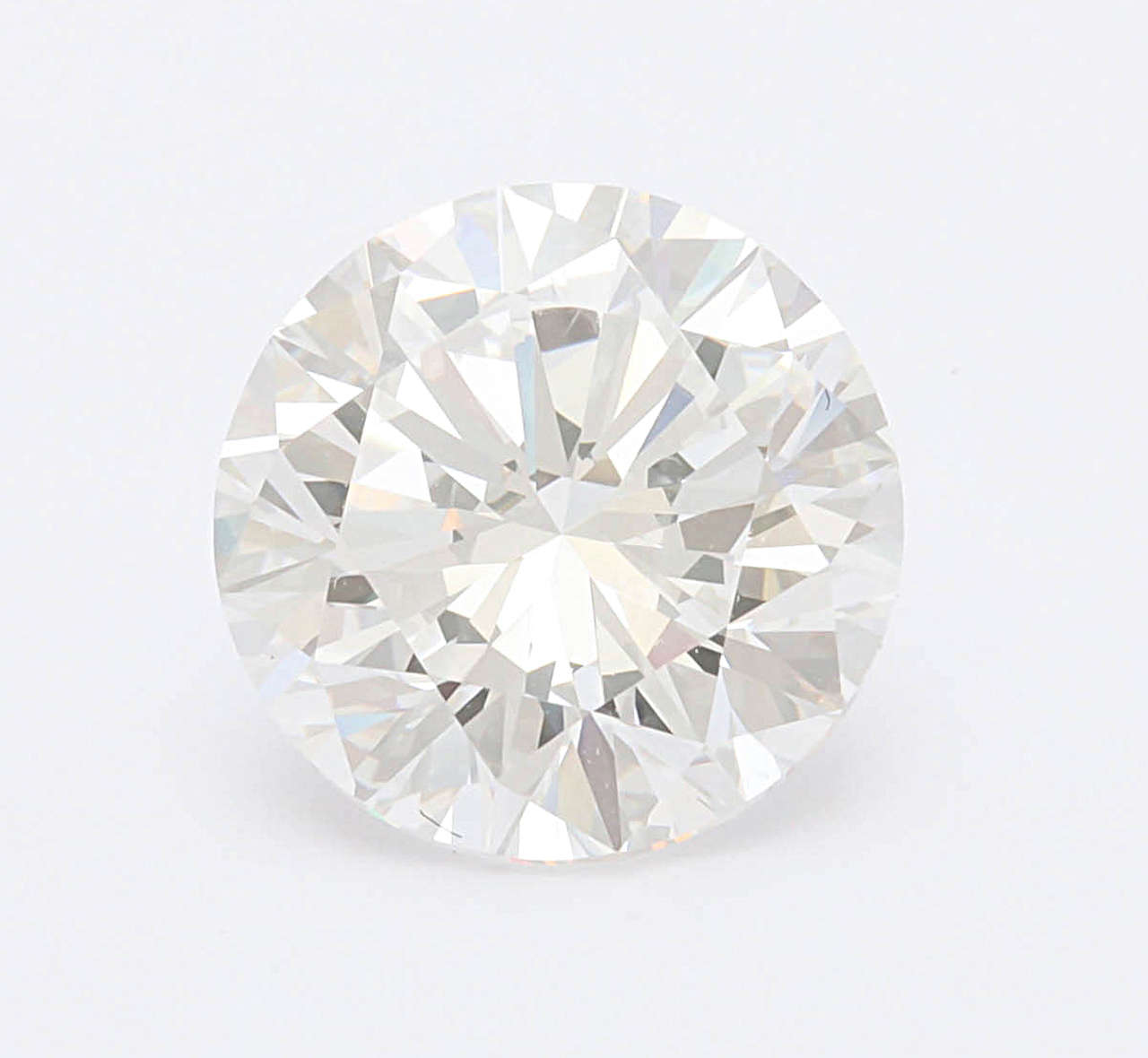 Incredible GIA 5.01 Carat Round Brilliant Diamond Ring 1