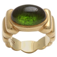 Hi-style Green Tourmaline Ring