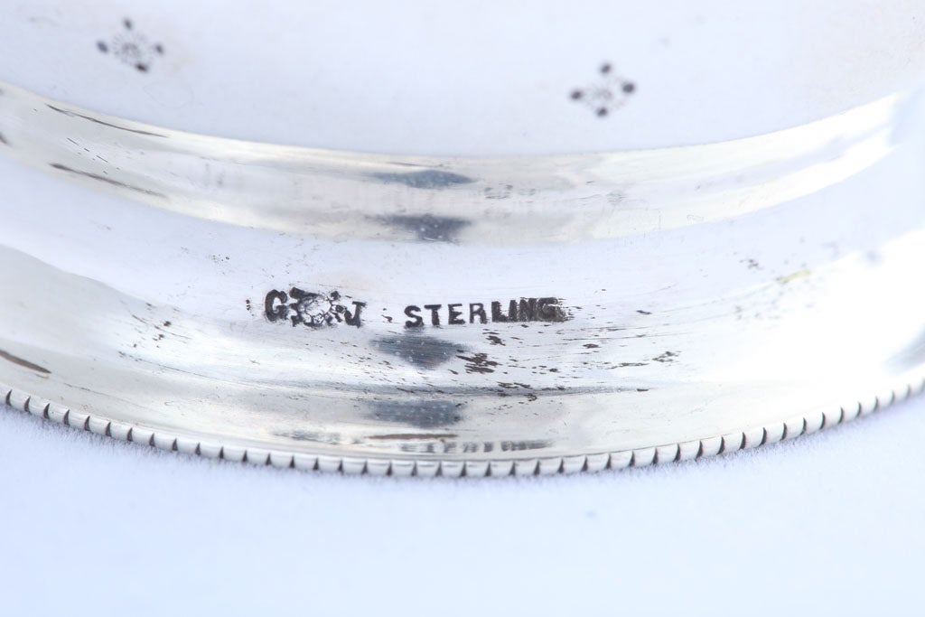 20th Century Large Sterling Silver - Mounted 