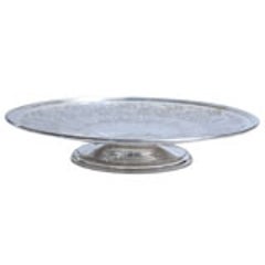 Tiffany & Co. Sterling Silver Pedestal Based Serving Platter 5