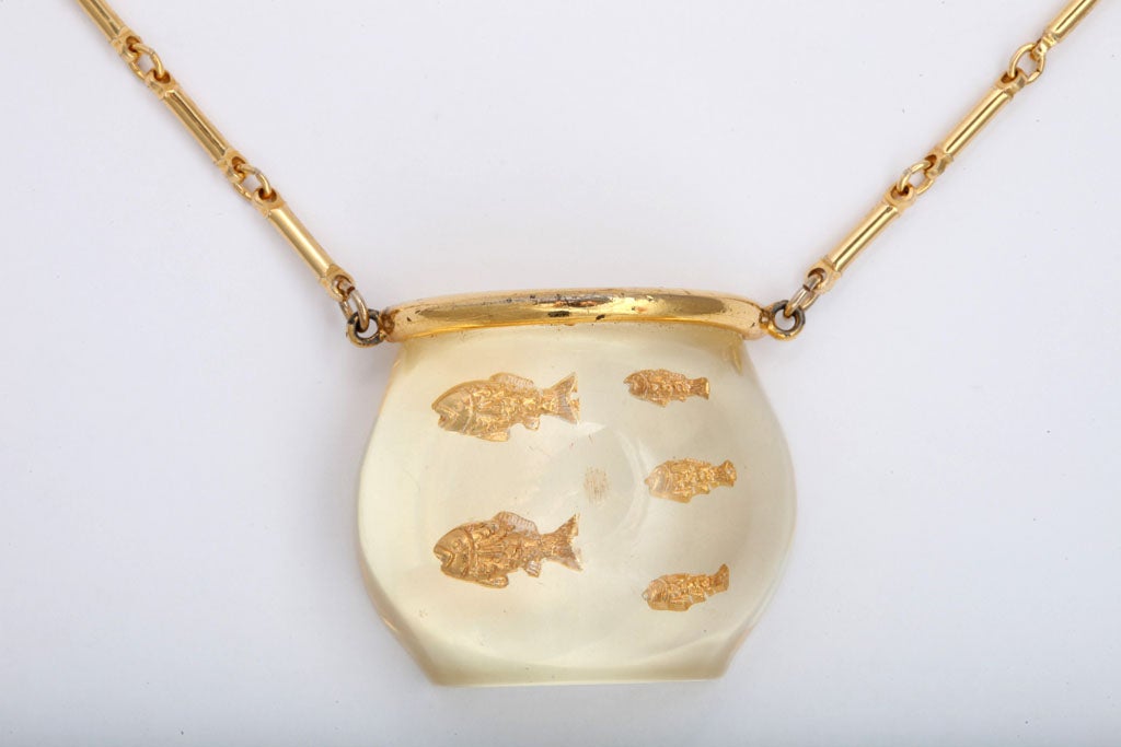 fish bowl necklace