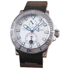 Used Ulysse Nardin Stainless Steel Maxi Marine Diver's Wristwatch