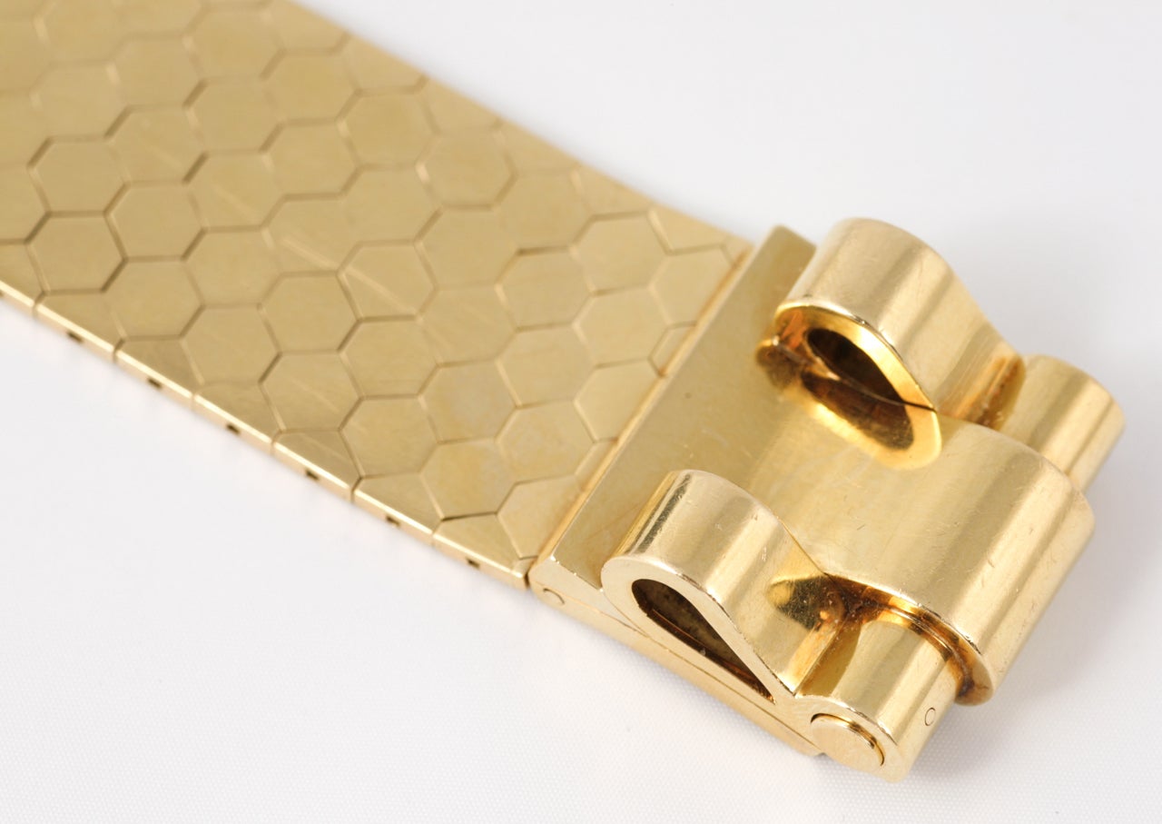 Gold Buckle Bracelet For Sale 2