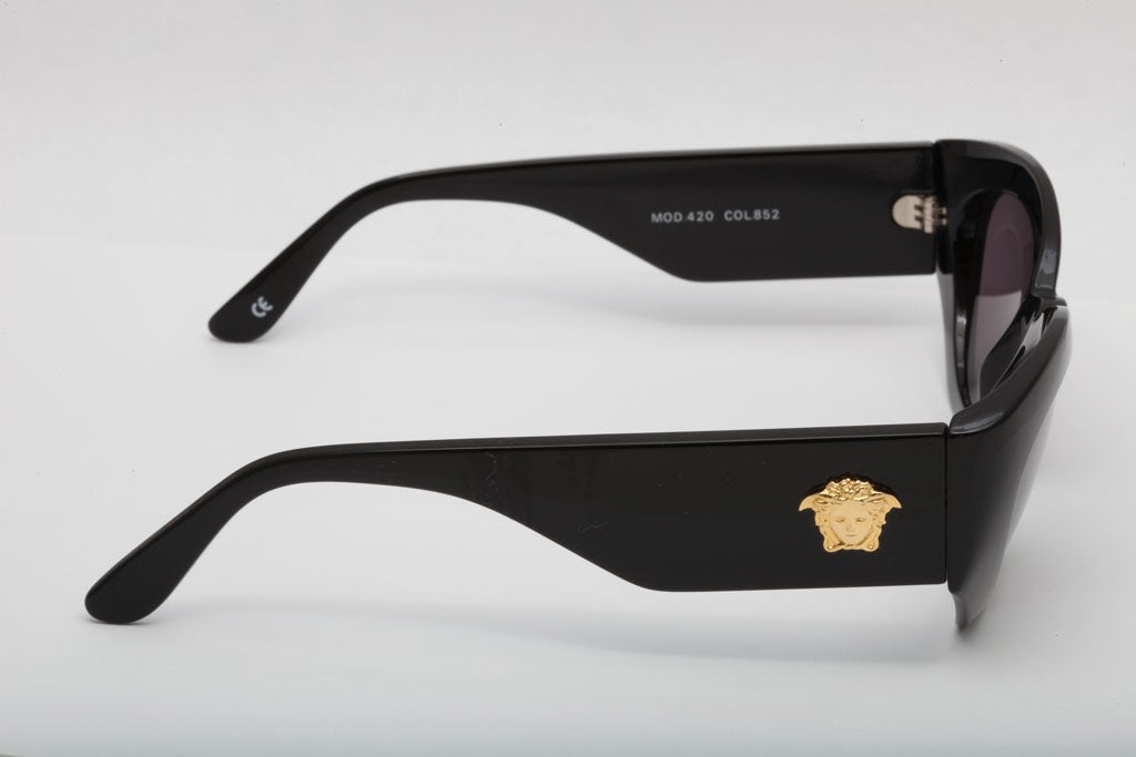 Black Versace Sunglasses MOD 420 COL 852