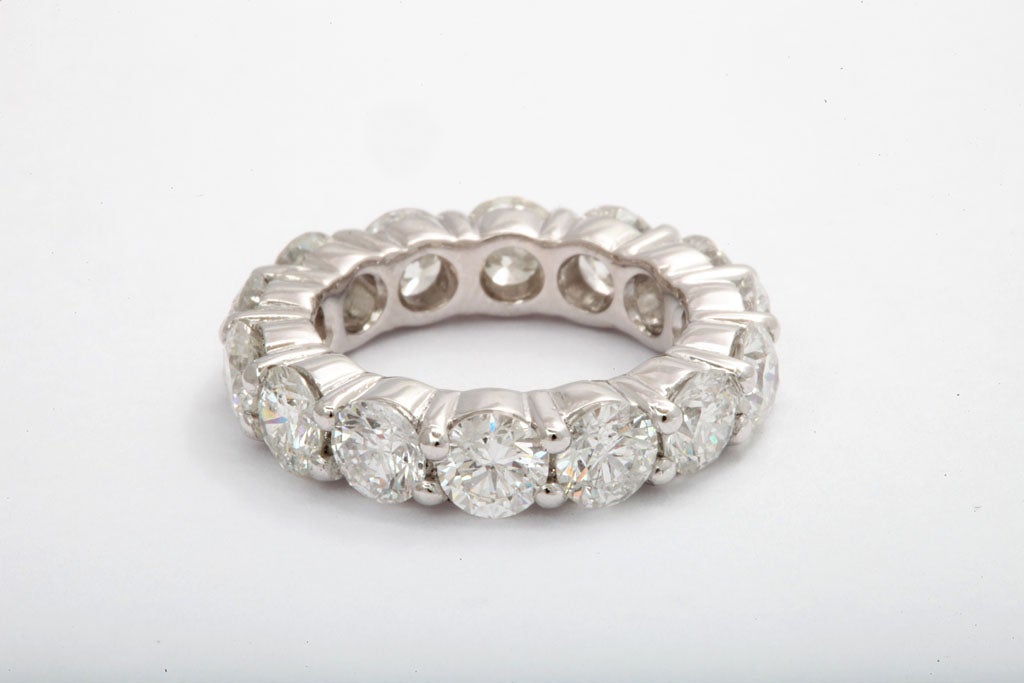 Diamond Platinum  Wedding Band