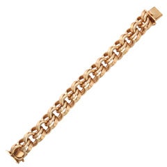 Heavy Gold Link Bracelet