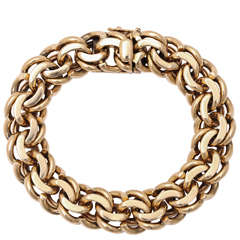 Gold Spiral Link Bracelet by Tiffany & Co.