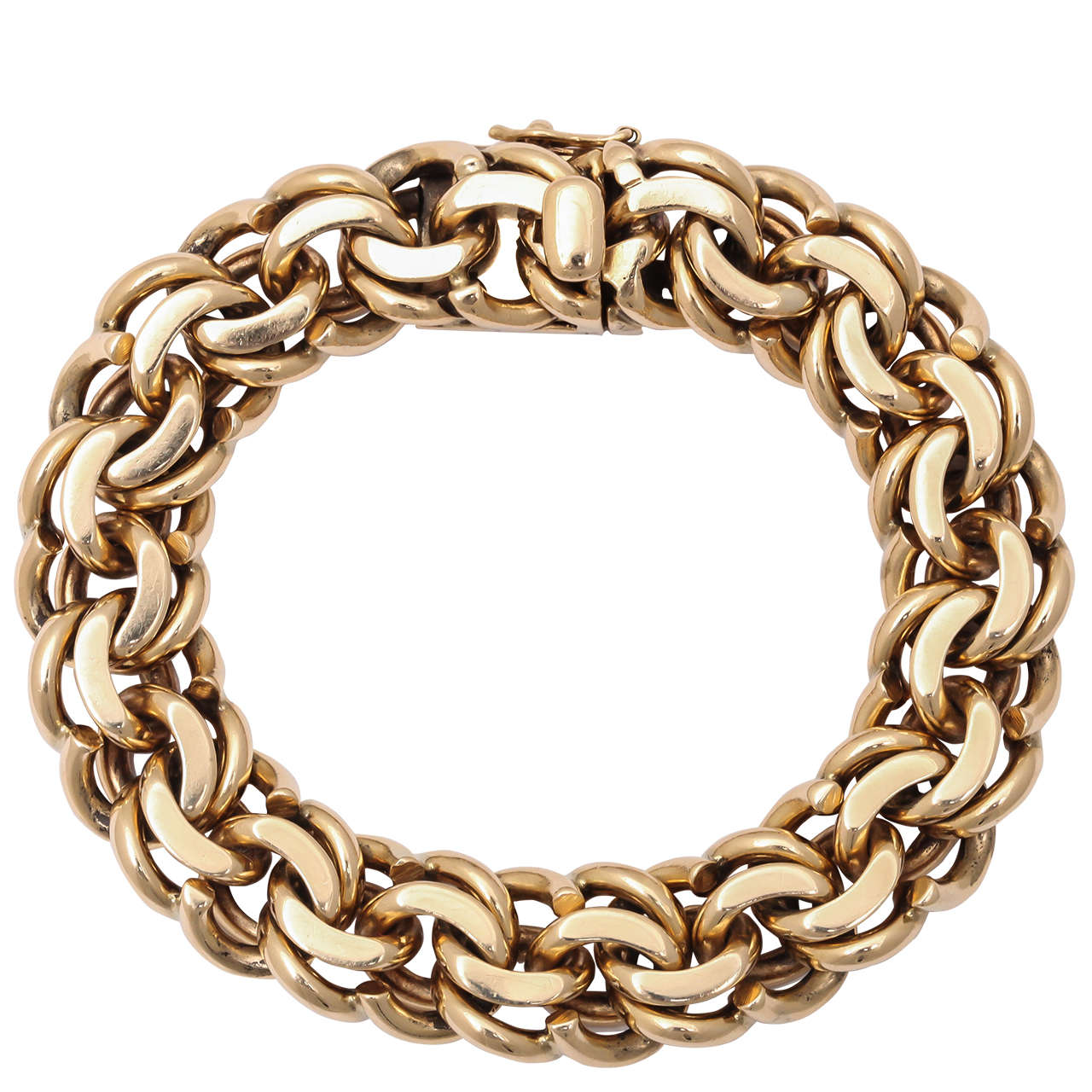 Gold Spiral Link Bracelet by Tiffany and Co. at 1stDibs | gold spiral ...