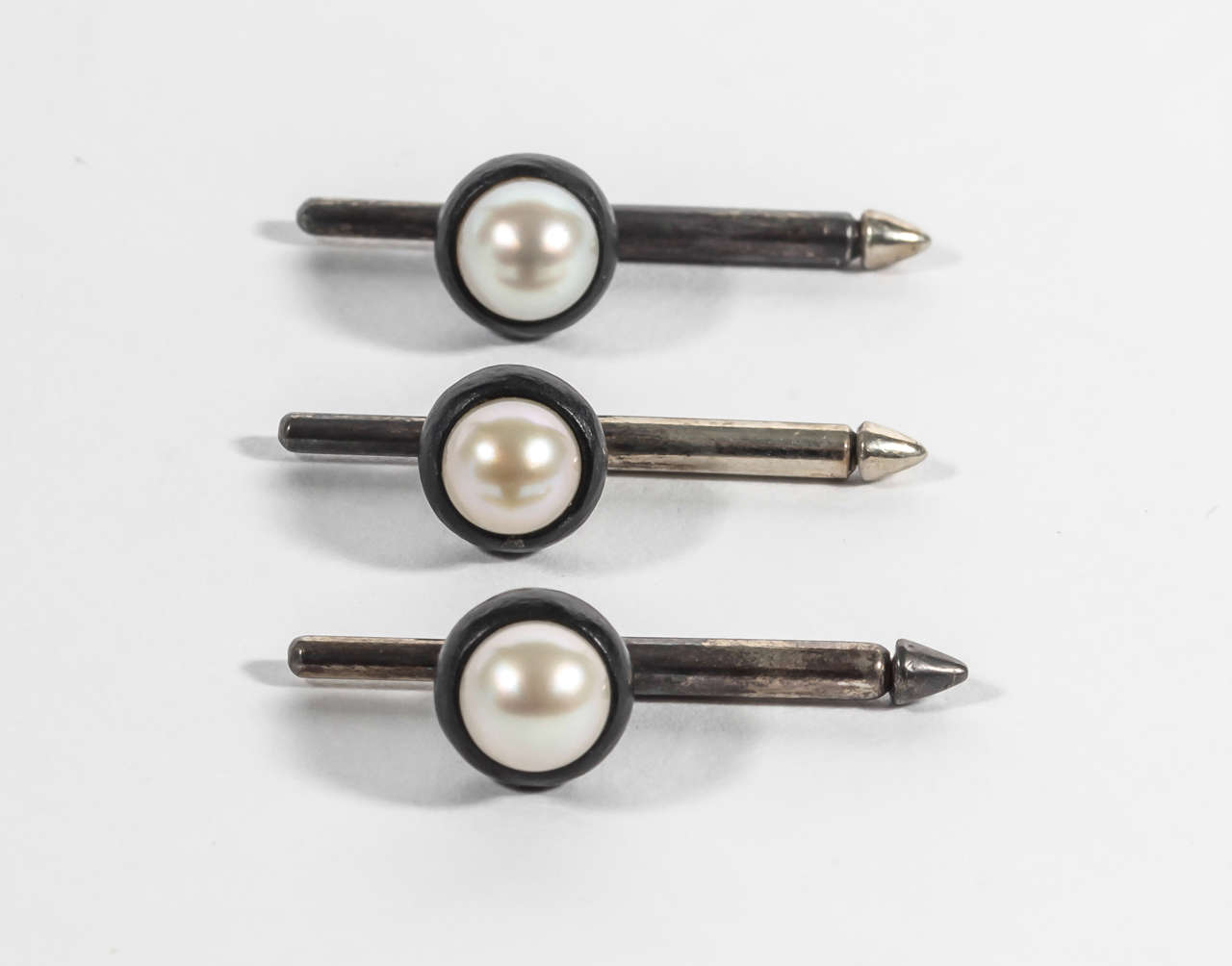 Marsh's Steel and Cultured Pearl Dress Set