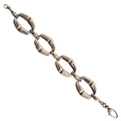 Gucci Sterling Silver Bamboo Link bracelet