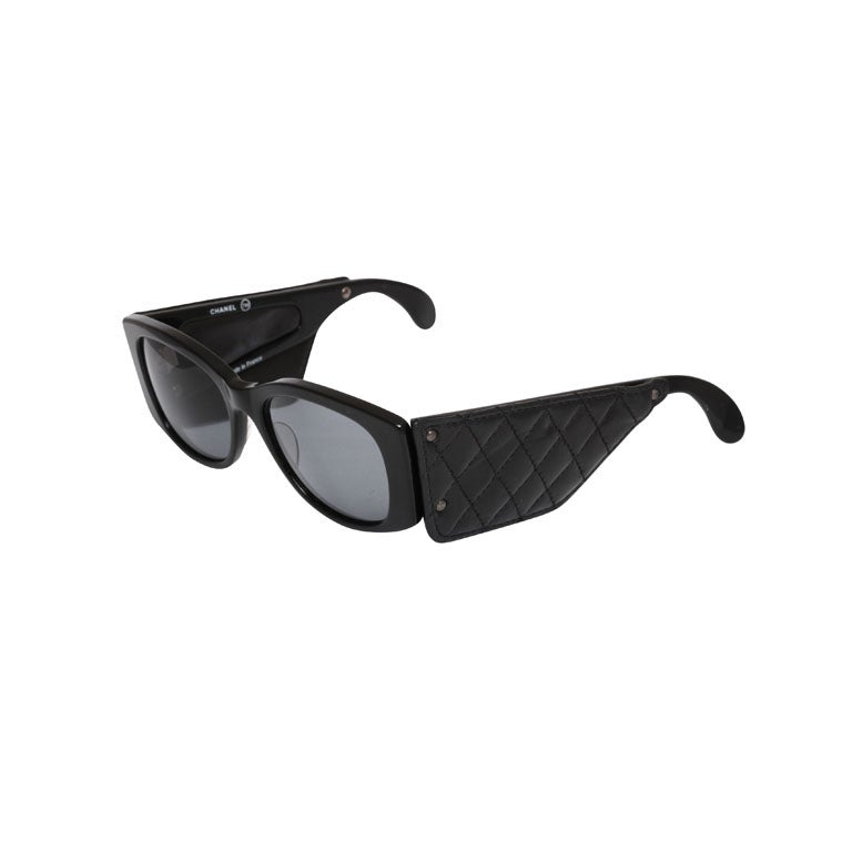 chanel quilted sunglasses