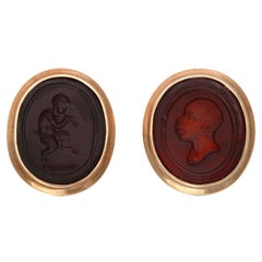 Harlequin Pair of Tassie Stone Earrings