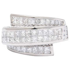 Diamond Platinum Band Ring