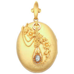 Still Life in a Victorian Gold Locket and the Knot That Binds