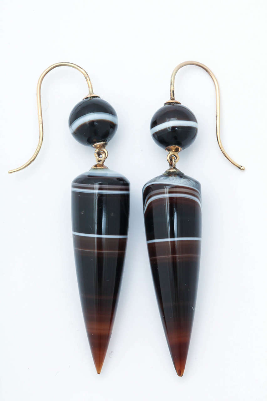 Natural Baroque Pink Agate Earrings