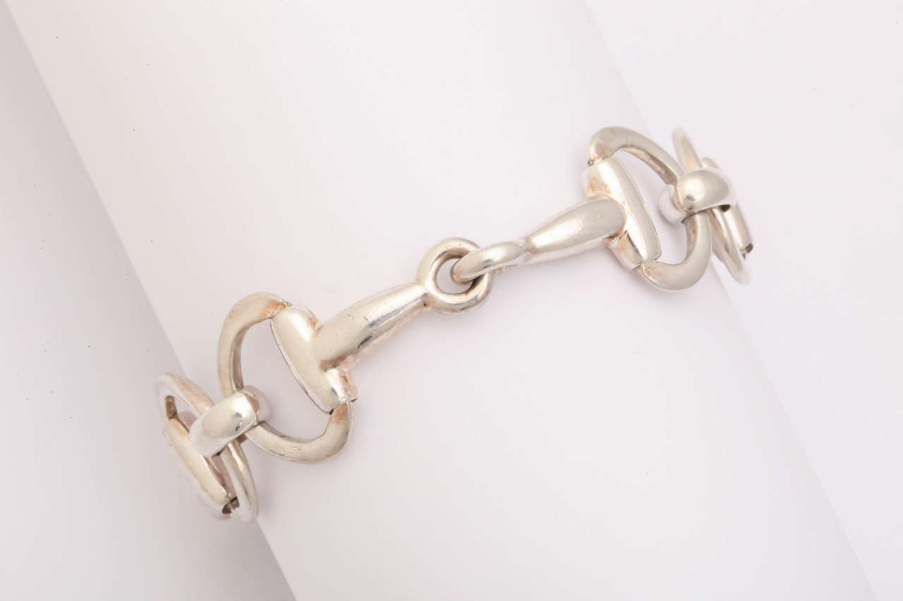 Equestrian Silver Horse Bit Bracelet at 1stDibs sterling silver horse