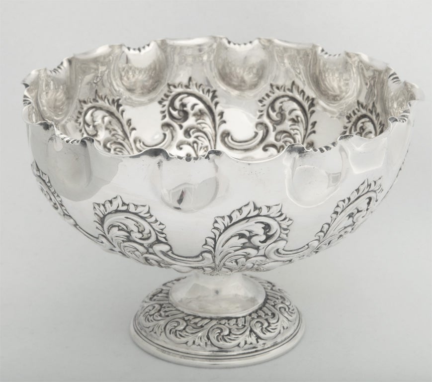 Sterling Silver Rose Bowl Tennis Trophy