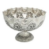 Antique Sterling Silver Rose Bowl Tennis Trophy