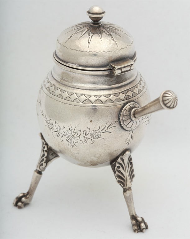 Tiffany and Co. Union Square Sterling Silver Mustard Pot