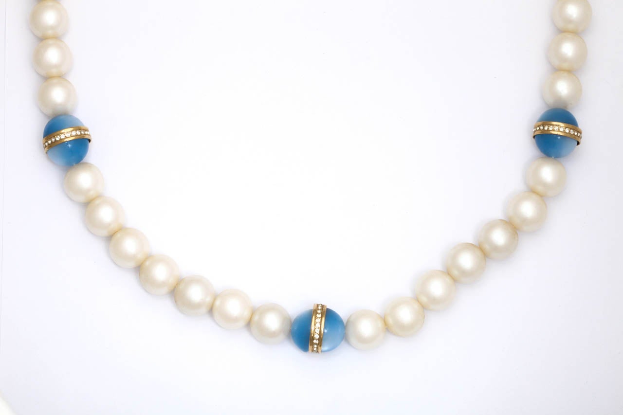 pearl necklace costume jewelry