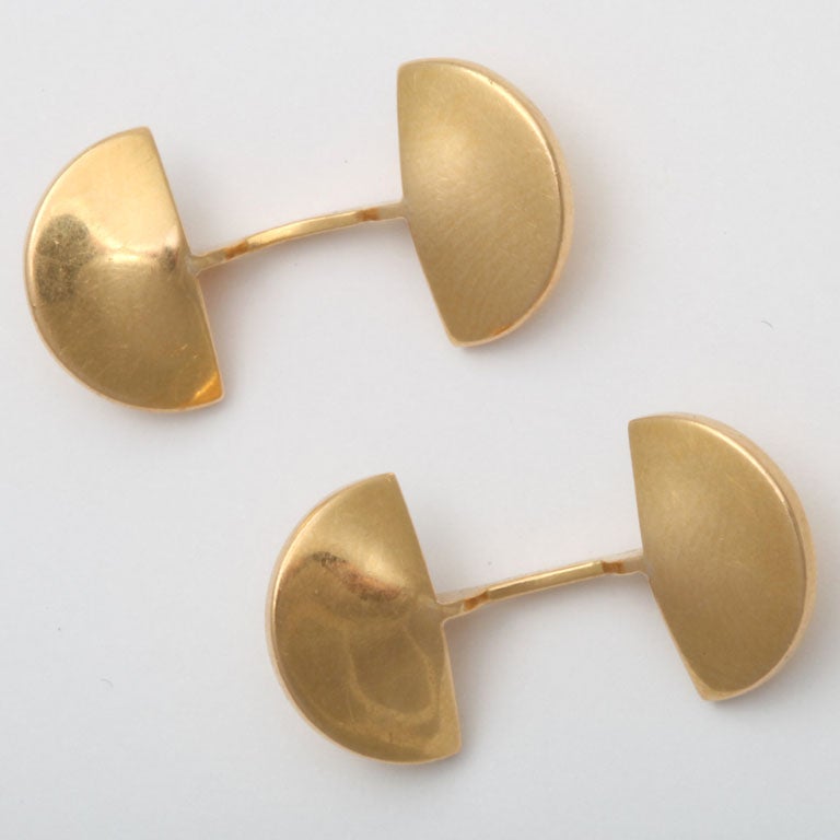 CARTIER Gold Cufflinks