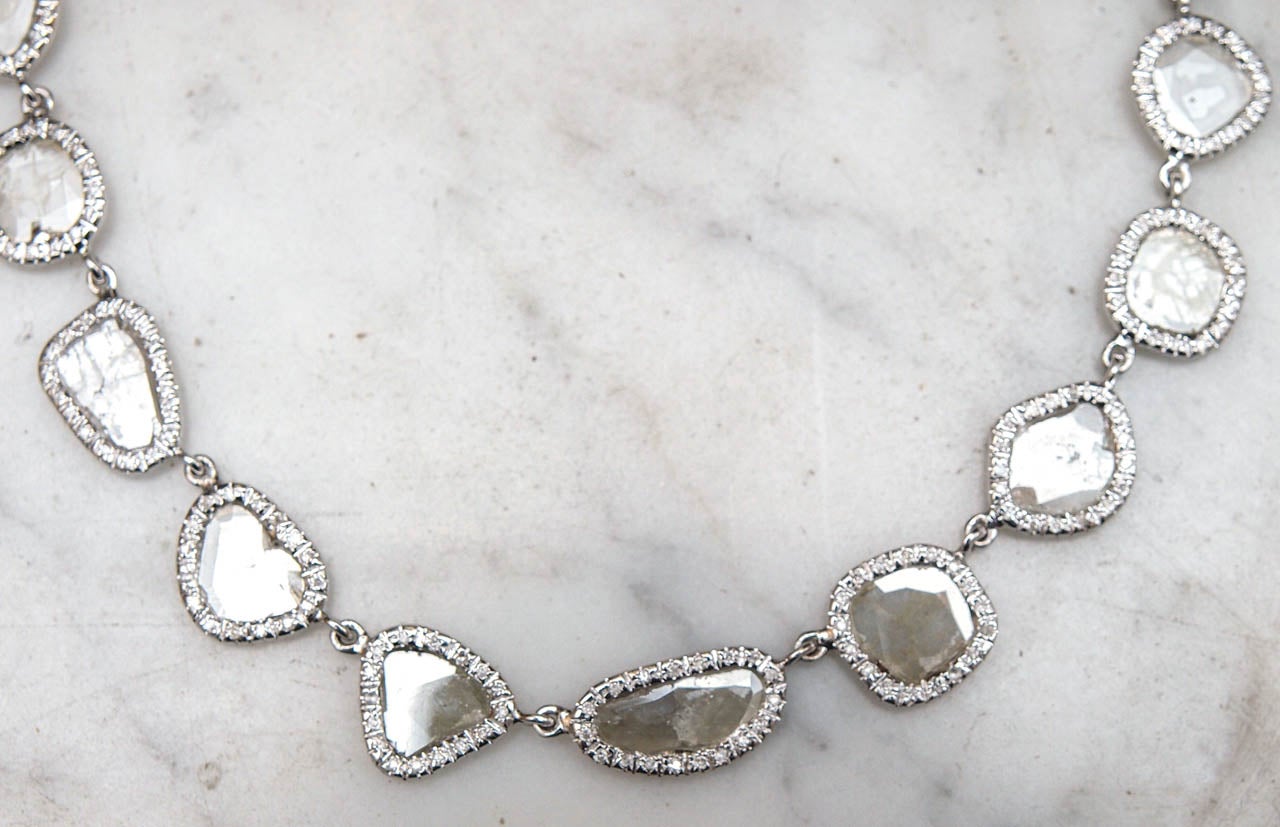 Women's Diamond Slice Necklace