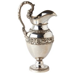 Pear Shaped Silver Jug by Veyrat Paris c1845