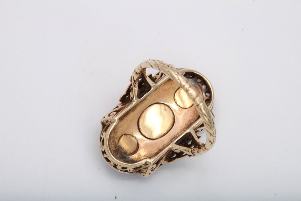Women's or Men's A Striking Beauty: Georgian Diamond Ring