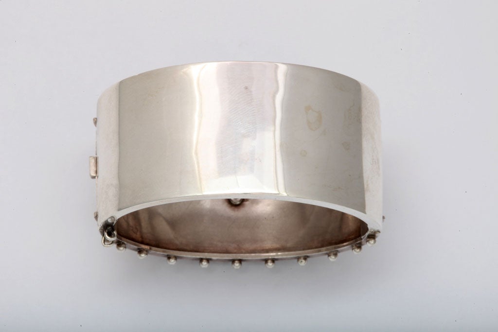 Superb Victorian Silver Cuff Bracelet 3