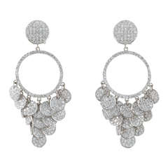 Pave Diamond Chandelier Earrings 2